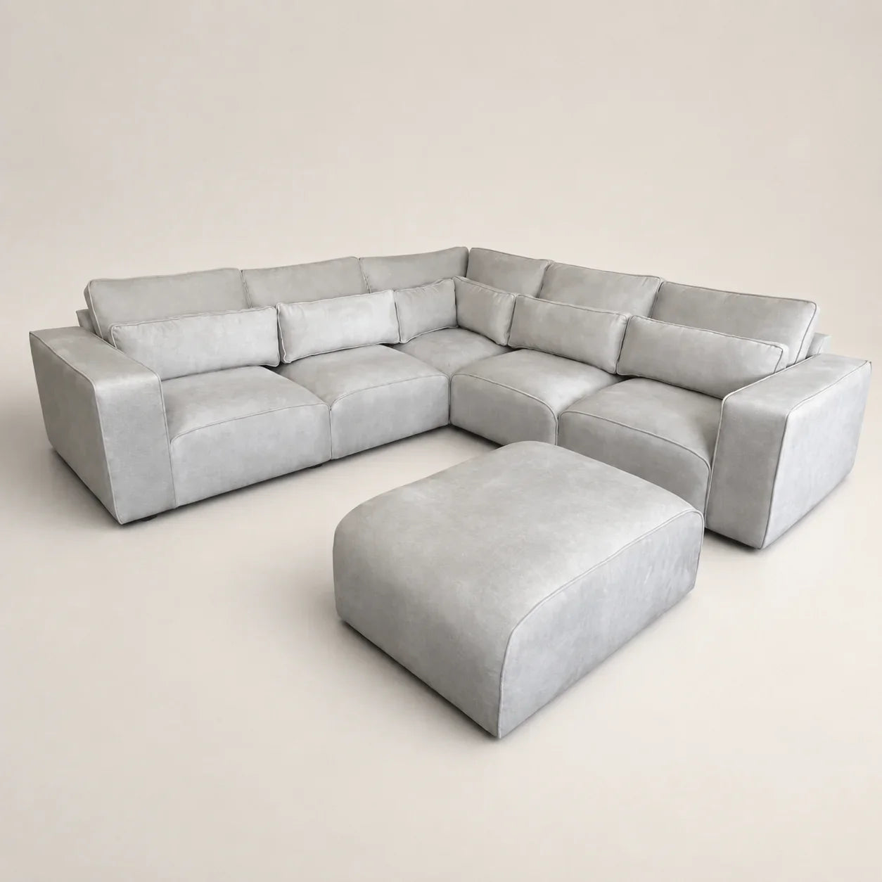 Maison 5 Piece Double Corner Sofa in a modern living room