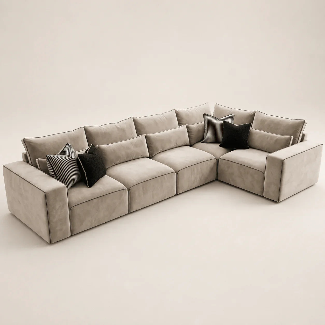 Maison Modular Corner Sofa in a modern living room