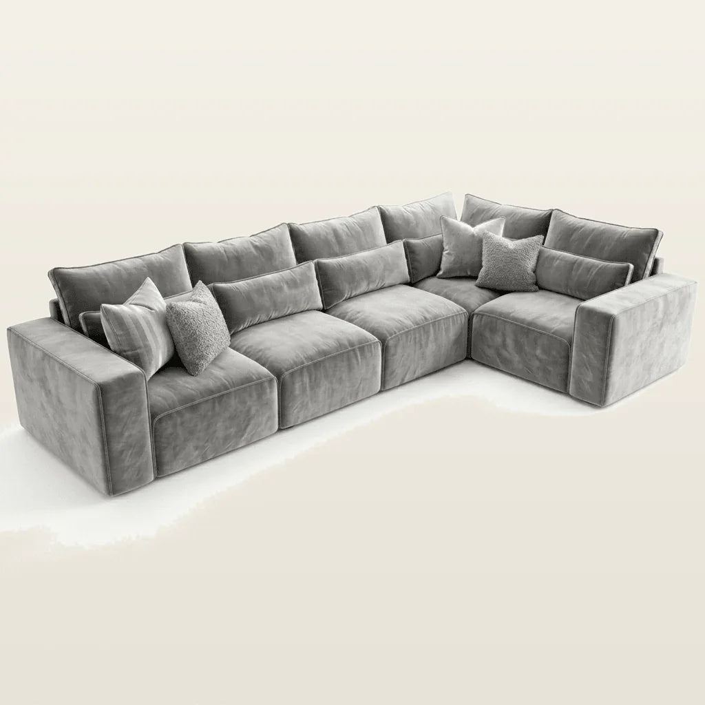 Maison Modular Corner Sofa arm and seat detail