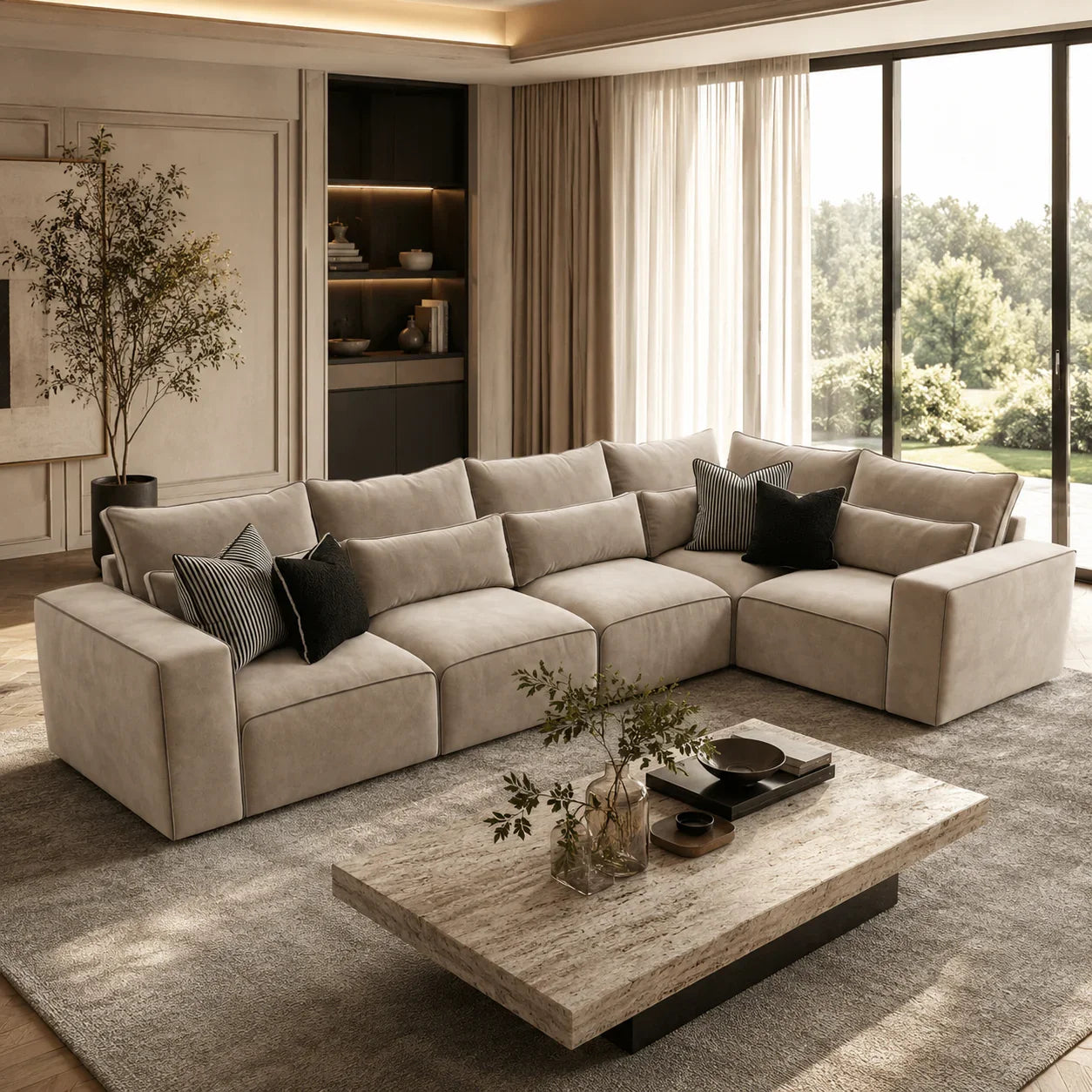 Maison Modular Corner Sofa side view
