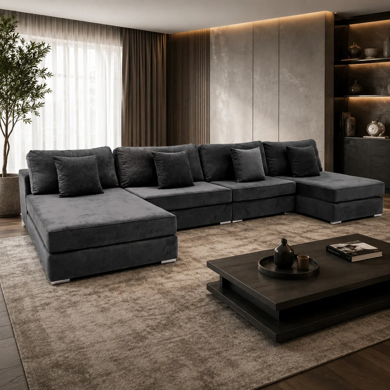 Marcelo Cinema Sofa in a modern living room