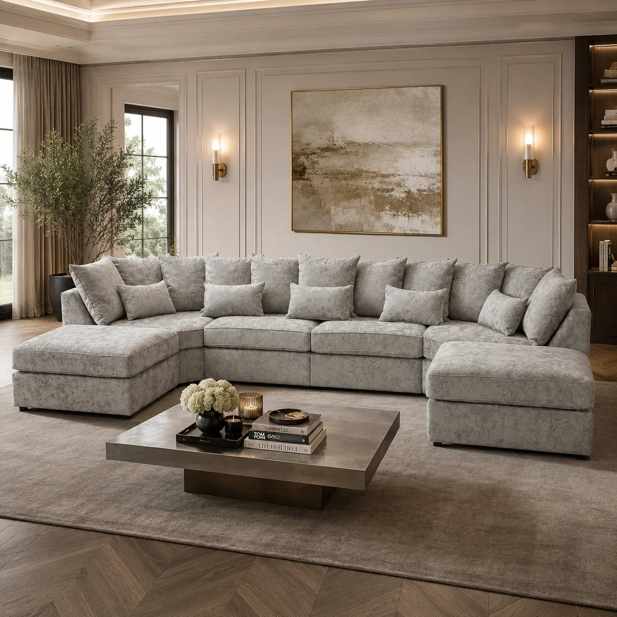 Bishop XL U-Shape Sofa close-up detail